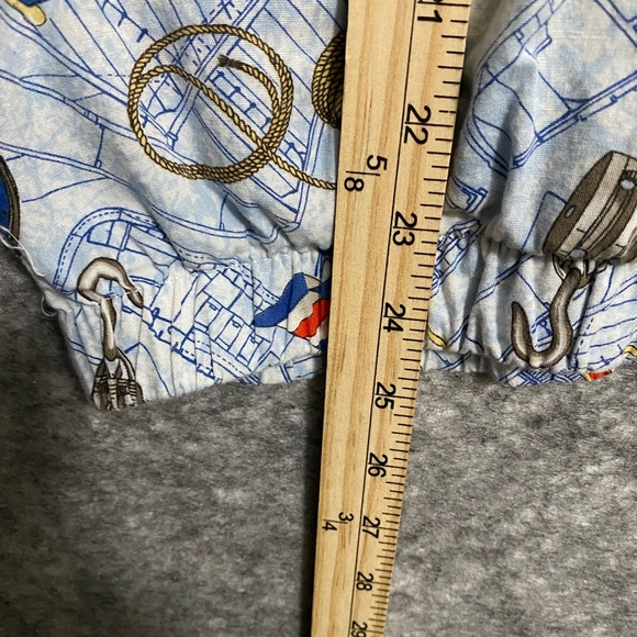 Vintage Stephen Williams Mens Shirt Jacket Medium 80s Zip Blue Nautical Boating - Picture 4 of 15